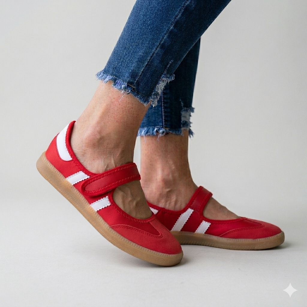 Valerina Jane tipo samba Rojo
