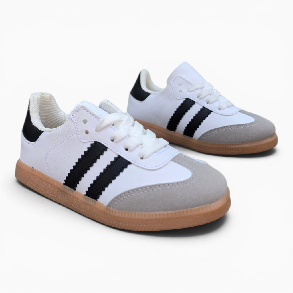 Comfy tipo samba Blanco negro