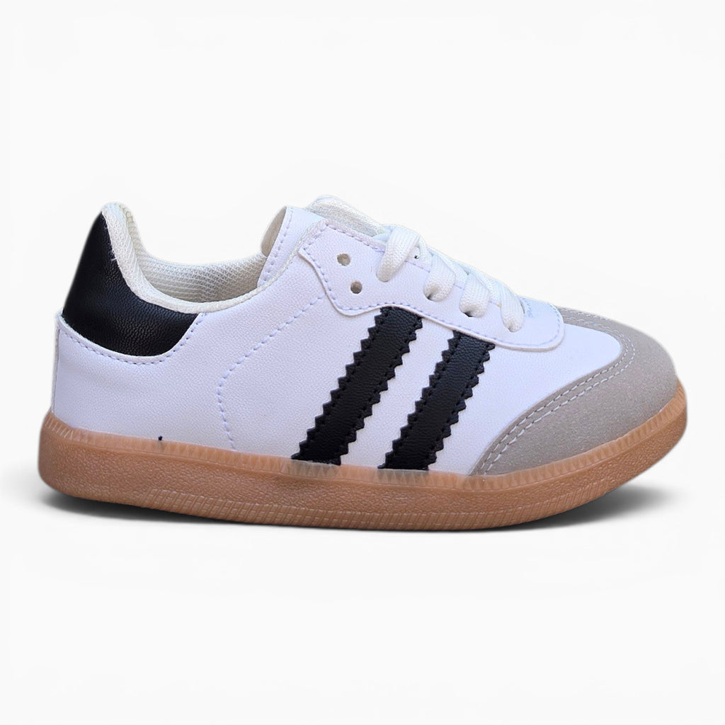 Comfy tipo samba Blanco negro