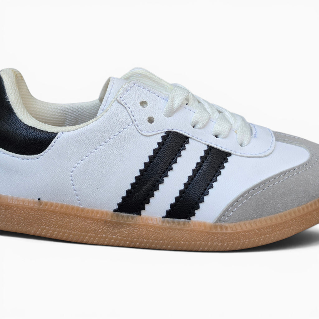 Comfy tipo samba Blanco negro