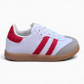 Comfy tipo samba Blanco rojo